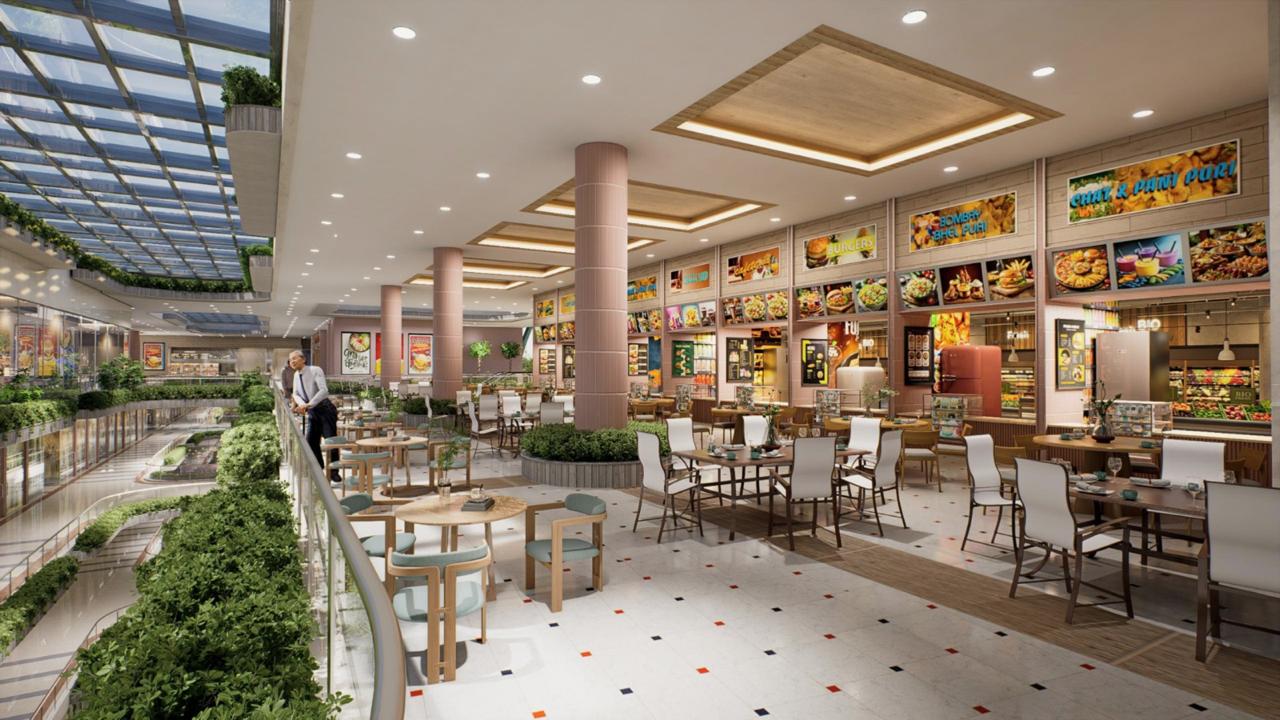 The Hive Mall Hapur — spacious food court with KFC, Pizza Hut, Burger King and more